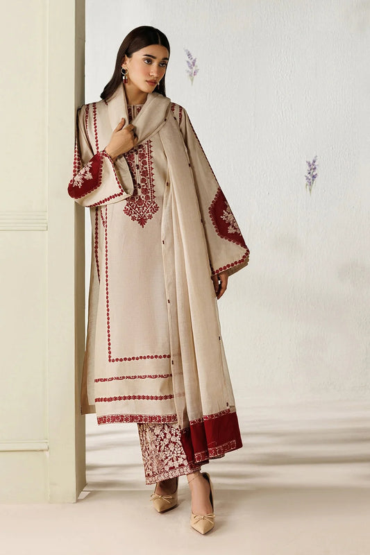 Summer Unstitched 3 Piece Embroidered Lawn Dress - RM112