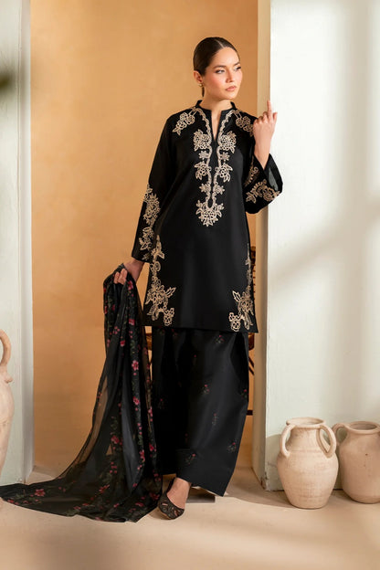 ZARA SHAHJAHAN | 3PC EMBROIDERED SUMMER SUIT-RM142