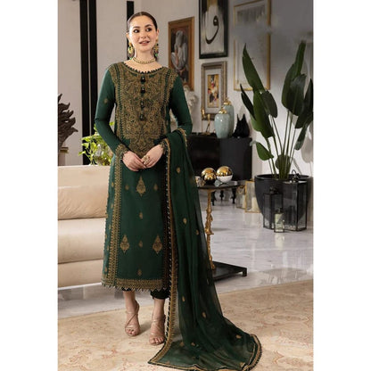 Asim Jofa, unstitched 3 piece lawn embroidered suit-RM122