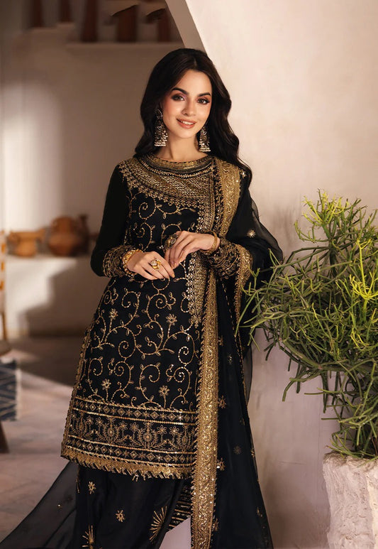 ASIM JOFA | 3PC EMBROIDERED SUMMER SUIT-RM146