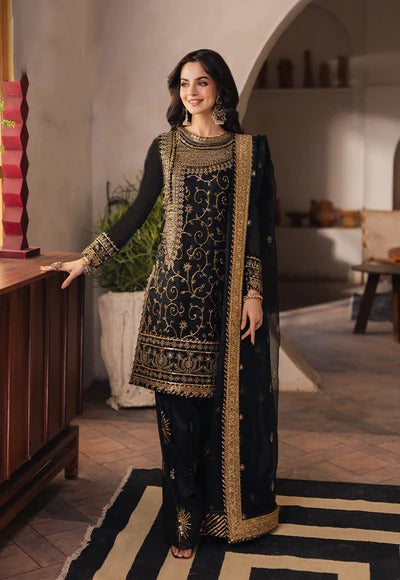 ASIM JOFA | 3PC EMBROIDERED SUMMER SUIT-RM146