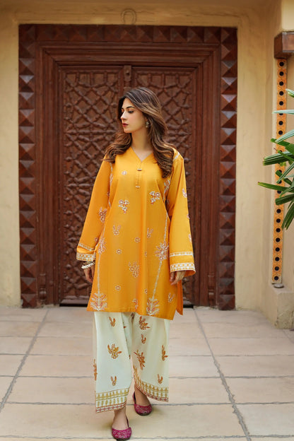 Urge – Unstitched 2-Piece Embroidered Summer Suit-RM139