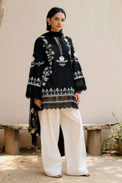 ZARA SHAH JAHAN — 3 PIECE EMBROIDERED SUMMER SUIT-RM102