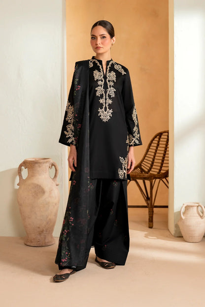 ZARA SHAHJAHAN | 3PC EMBROIDERED SUMMER SUIT-RM142