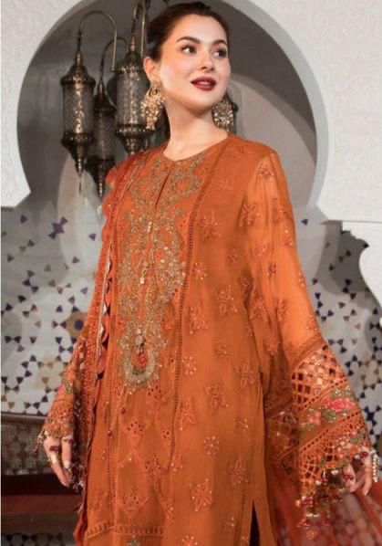 Summer Untitched 3 Piece Embroidered Lawn Dress-RM107