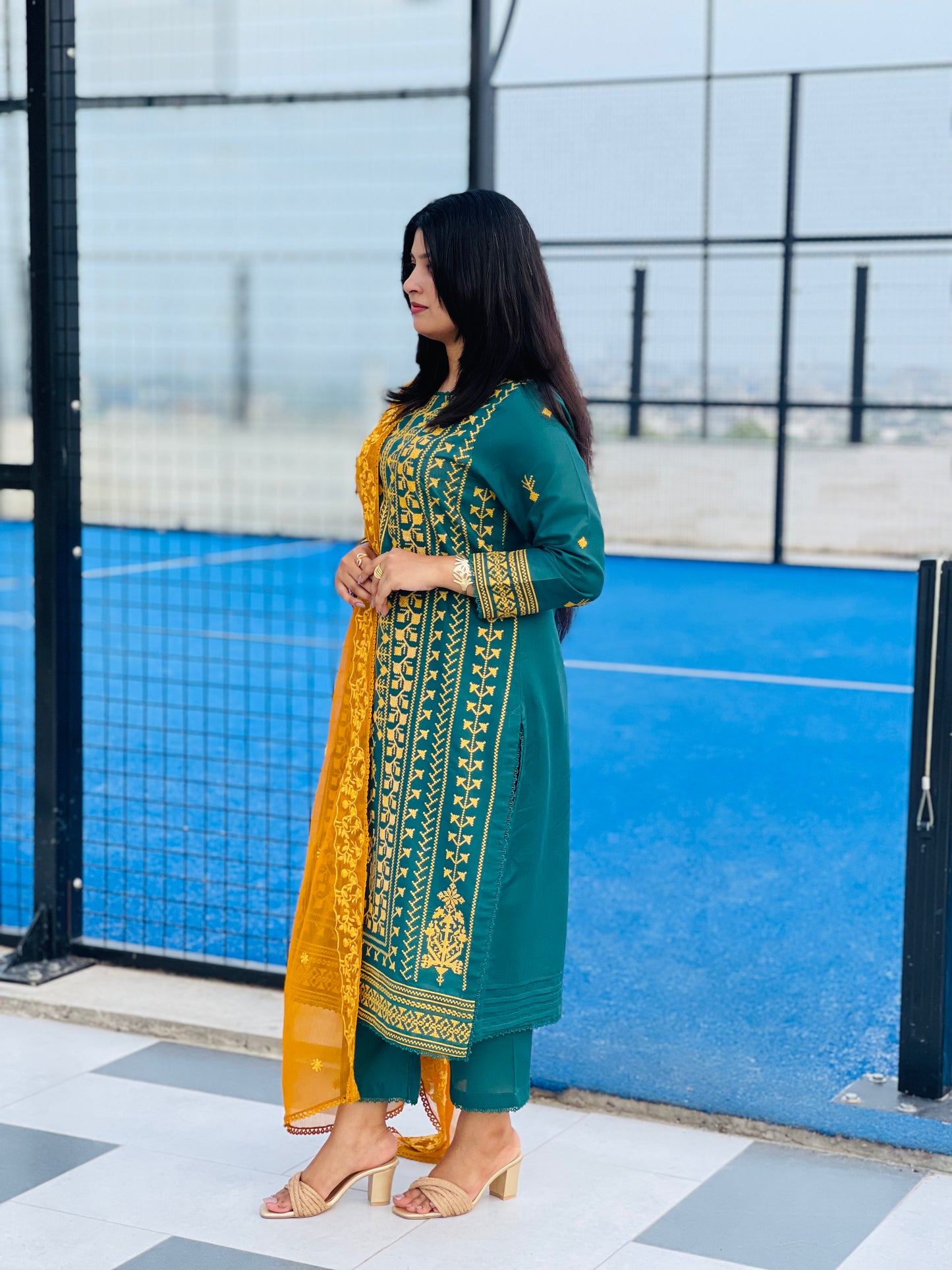 Asim Jofa, unstitched 3 piece lawn embroidered suit-RM118