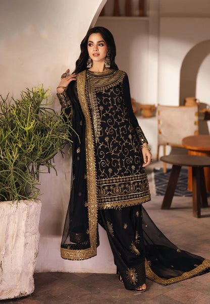 ASIM JOFA | 3PC EMBROIDERED SUMMER SUIT-RM146